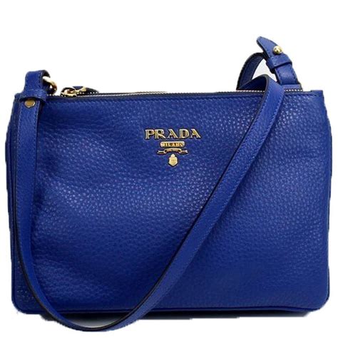 prada crossbody tasche blau|Prada crossbody wallet.